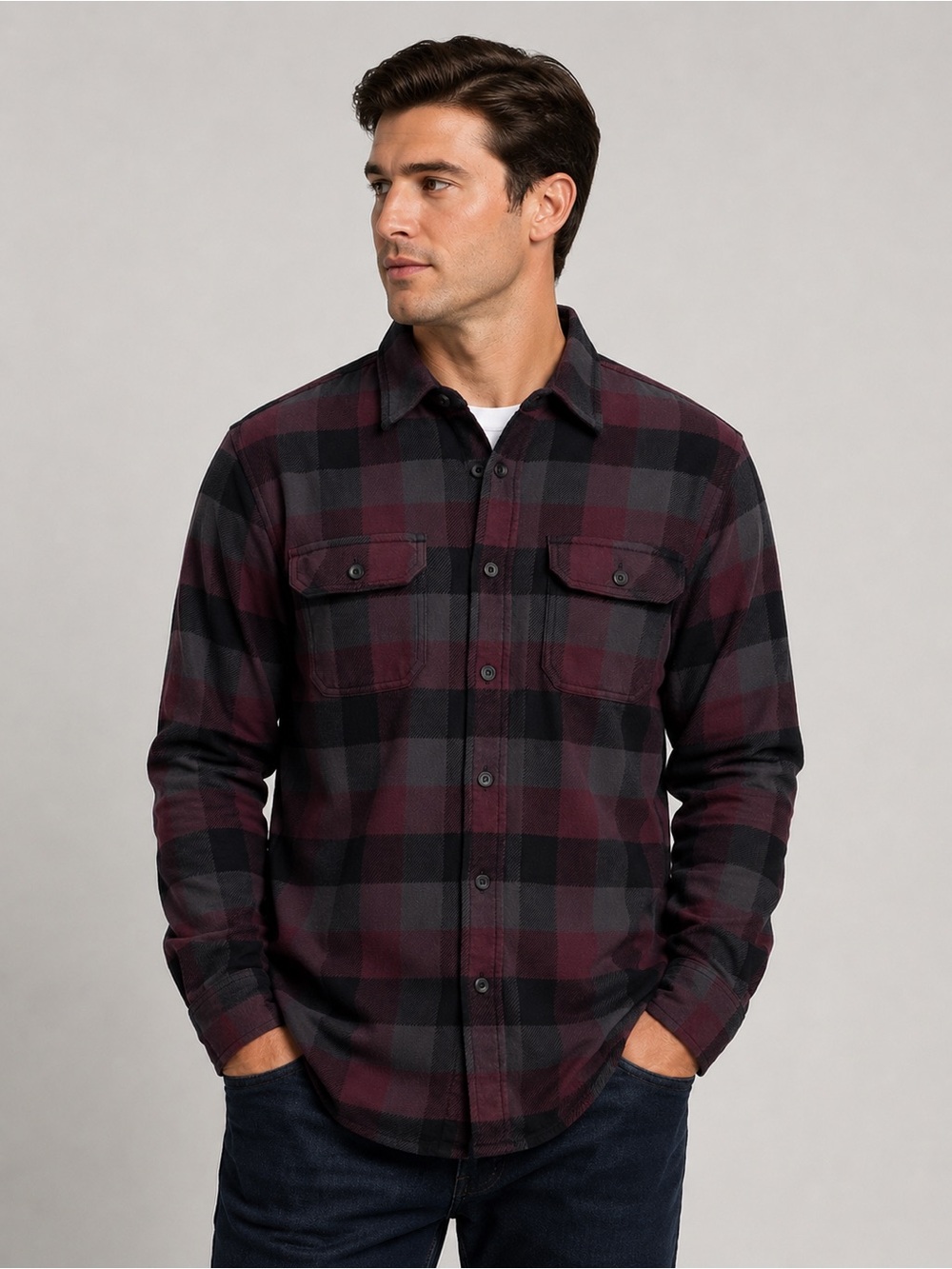 Men's Orvis Flannel Jacket - M